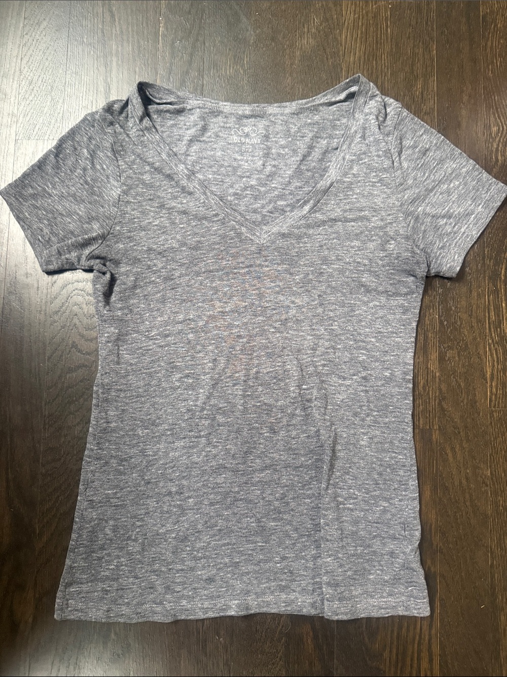 Soft V-Neck Women's Tee - Gray